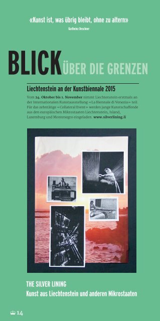 Kulturjahr Liechtenstein 2015 