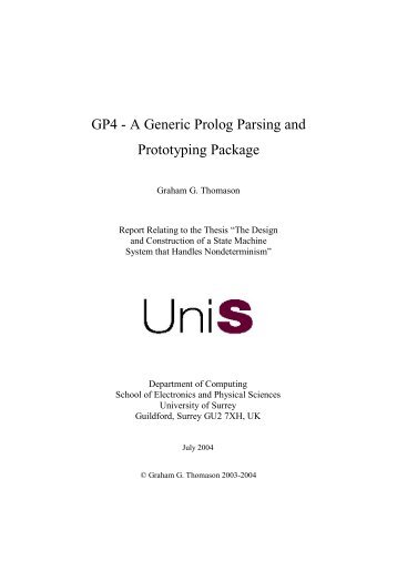 GP4 - The Generic Prolog Parsing and ... - FarAboveAll.com