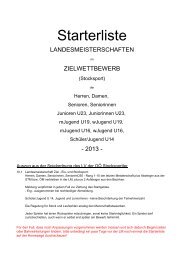 Starterliste Zielbewerb Sommer 2013 - stocksport.co.at