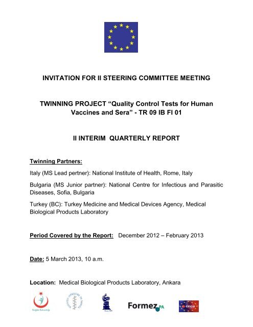 INVITATION FOR II STEERING COMMITTEE MEETING ... - Formez.eu