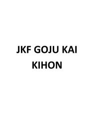 jkf goju kai kihon