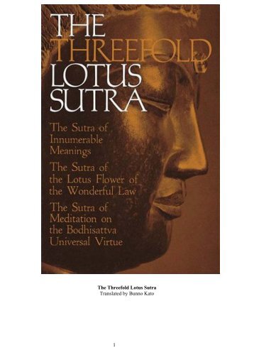 The Threefold Lotus Sutra