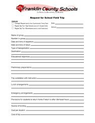 Field Trip Request Form