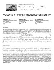 Effects of Surface Geology on Seismic Motion - ESG4 Conference ...