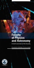 Faculty of Physics and Astronomy - physik2.uni-jena.de - Friedrich ...