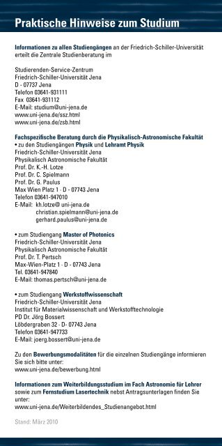 Physikalisch- Astronomische FakultÃ¤t - physik2.uni-jena.de