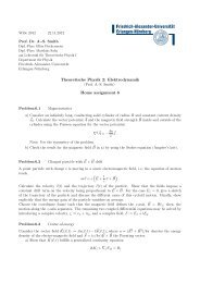 Theoretische Physik 2: Elektrodynamik Home assignment 6