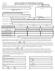 BTA Appeal Form - DTE 4 - Franklin County Auditor