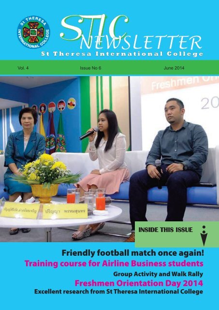 NEWSLETTER_ St Theresa International College, Thailand