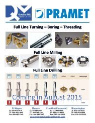 Full Line Turning – Boring – Threading Full Line Milling Full Line Drilling