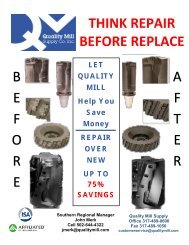 THINK REPAIR BEFORE REPLACE B E F O R E A F T E R