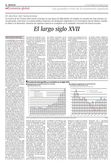 El largo siglo XVII - AsociaciÃ³n espaÃ±ola de historia econÃ³mica