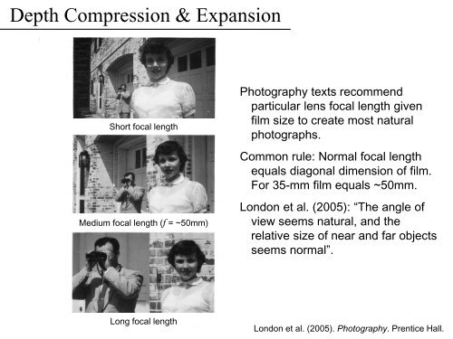 Perceptual Bases for Rules of Thumb in Photography