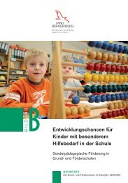 Entwicklungschancen fÃ¼r Kinder mit besonderem ... - Home