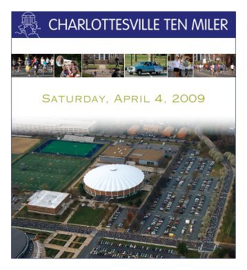 Saturday, April 4, 2009 - Charlottesville Ten Miler