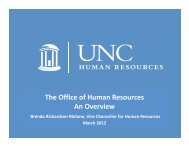 Human Resources - Executive Vice Chancellor & Provost - The ...