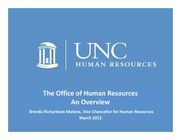 Human Resources - Executive Vice Chancellor & Provost - The ...