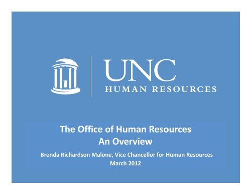 Human Resources - Executive Vice Chancellor & Provost - The ...