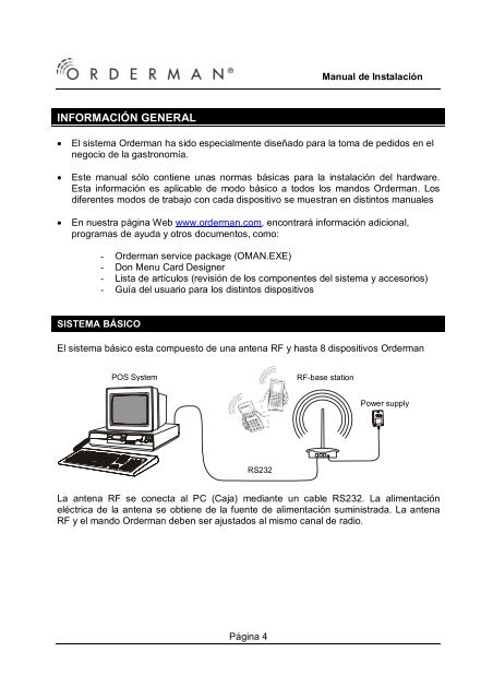 Manual de InstalaciÃƒÂ³n - Orderman