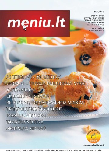 Meniu.lt leidinys 2010/1 - RestoranÅ³ verslas
