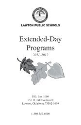 Extended Day Program - Lawton Public Schools