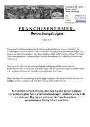 Bewerbungsbogen - Altenburger Senf & Feinkost