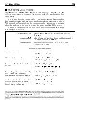 3.7.8 Solving Linear Systems