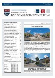 Gemeindenachrichten - Folge 8/2011 - Bad Wimsbach-Neydharting