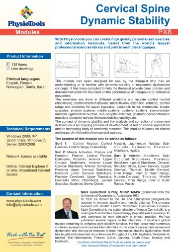 Cervical Spine Dynamic Stability - PhysioTools