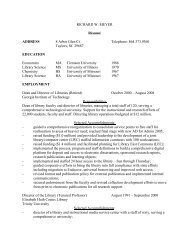 Full Curriculum Vitae - Georgia Tech Library - Georgia Institute of ...