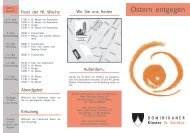 Flyer herunterladen. - Dominikanerkloster St. Bonifaz, Mainz