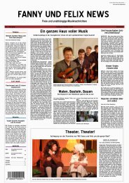 Zeitung zu den Musiktagen - Stiftung Senfkorn