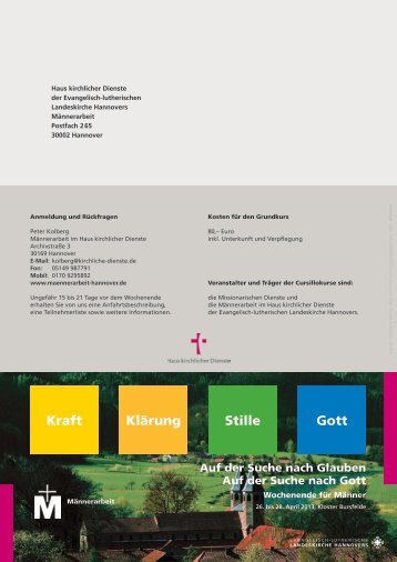 Kursbeschreibung (PDF) - Kloster Bursfelde