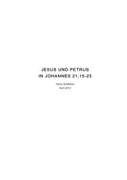 JESUS UND PETRUS IN JOH. 21.15-23.HEINZ.DD - firstfruitfamily.org