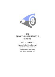 die funktionsgestörte kirche abc 1.12 drsyg.heinz ... - firstfruitfamily.org