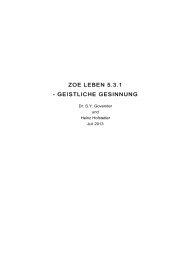 zoe leben 5.3.1 geistliche gesinnung.drsyg.heinz ... - firstfruitfamily.org