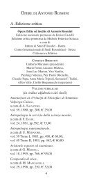 Edizione Critica delle opere di Antonio Rosmini - Centro ...