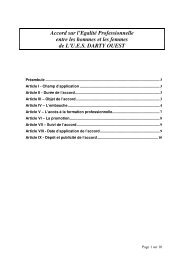 EgalitÃ© professionnelle - La cgt Darty Ouest