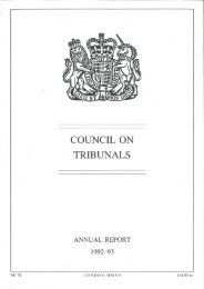 ARCT 1992-93 - Administrative Justice & Tribunals Council