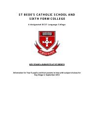 btec level 2 extended certificate in business - St. Bede's Catholic ...