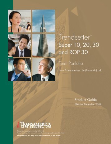 TrendsetterSM - Transamerica