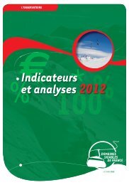 Indicateurs et analyses 2012 - Domaines Skiables de France