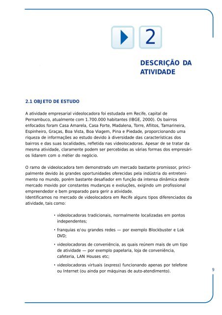 Estudo da Atividade Empresarial