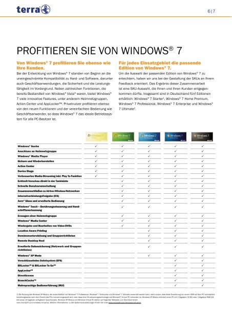 Windows 7 - Systemhaus Knoblauch GmbH
