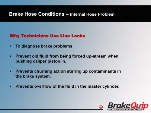 Brake Hose Problems - BrakeQuip