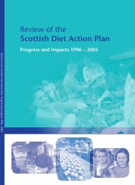 Review of the Scottish Diet Action Plan - Food and Health Alliance