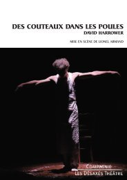 DP des couteaux dans les poules 012011.pdf - Compagnie Les ...