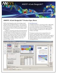 ANSYS 12.0 Design Life Spec_12.0 - CAD-FEM GmbH