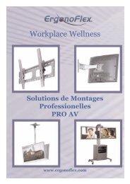 ErgonoFlex Solutions de Montages Pro AV Catalogue FR