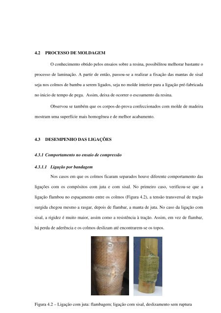 equipamentos urbanos de bambu com ligações de fibras vegetais ...